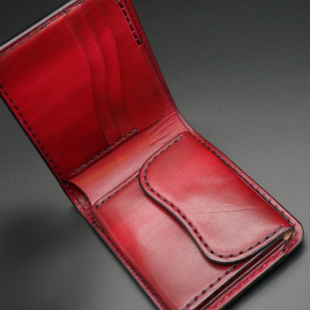 ray wood red short wallet image