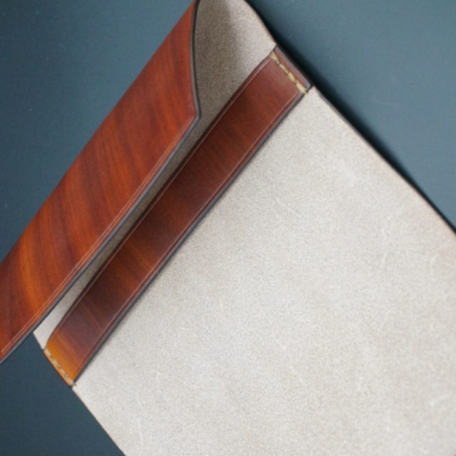 wood brown ブックカバー image