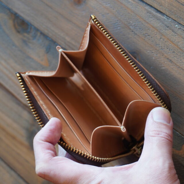 オイルコードバン　L字ミニウォレット image