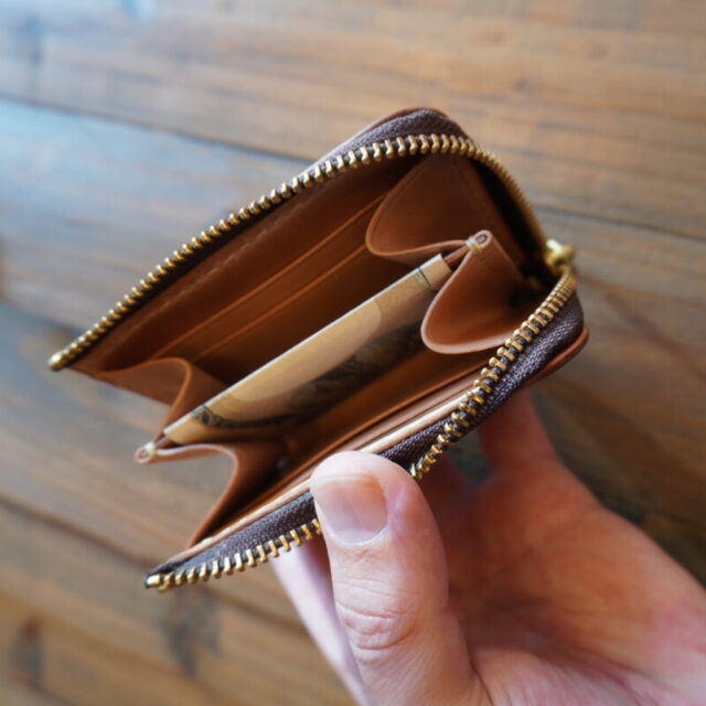 オイルコードバン　L字ミニウォレット image