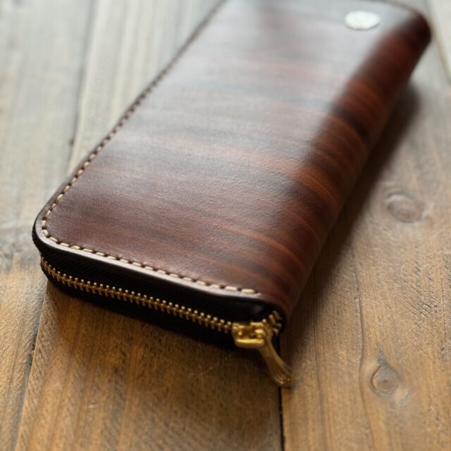 ラウンドファスナーロング カード12枚 セミオーダー | A LEATHER